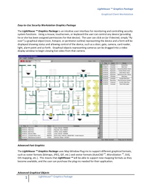 Lighthouse Client Workstation Specifications